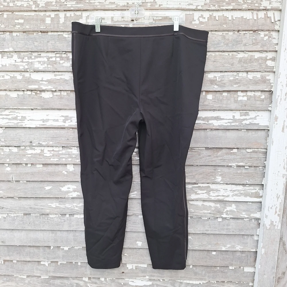 Lafayette 148 New York Black Trousers Manhattan Size 18 NWT